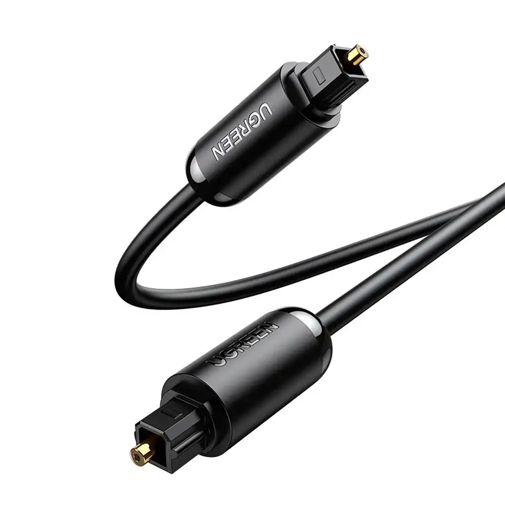 AV122 | UGREEN | Toslink Optical Audio Cable 2m (Black) | 70892 - GulfStore.com