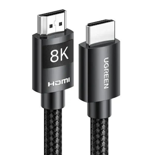 UGreen HD140 HDMI 8K Ultra HD High Speed Cable 2M Male to Male with Cotton Braided - Black