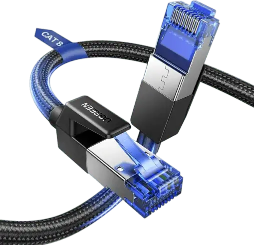 UGREEN CAT8 Shielded Round Braided Cable Modular Plugs 3m - GulfStore.com