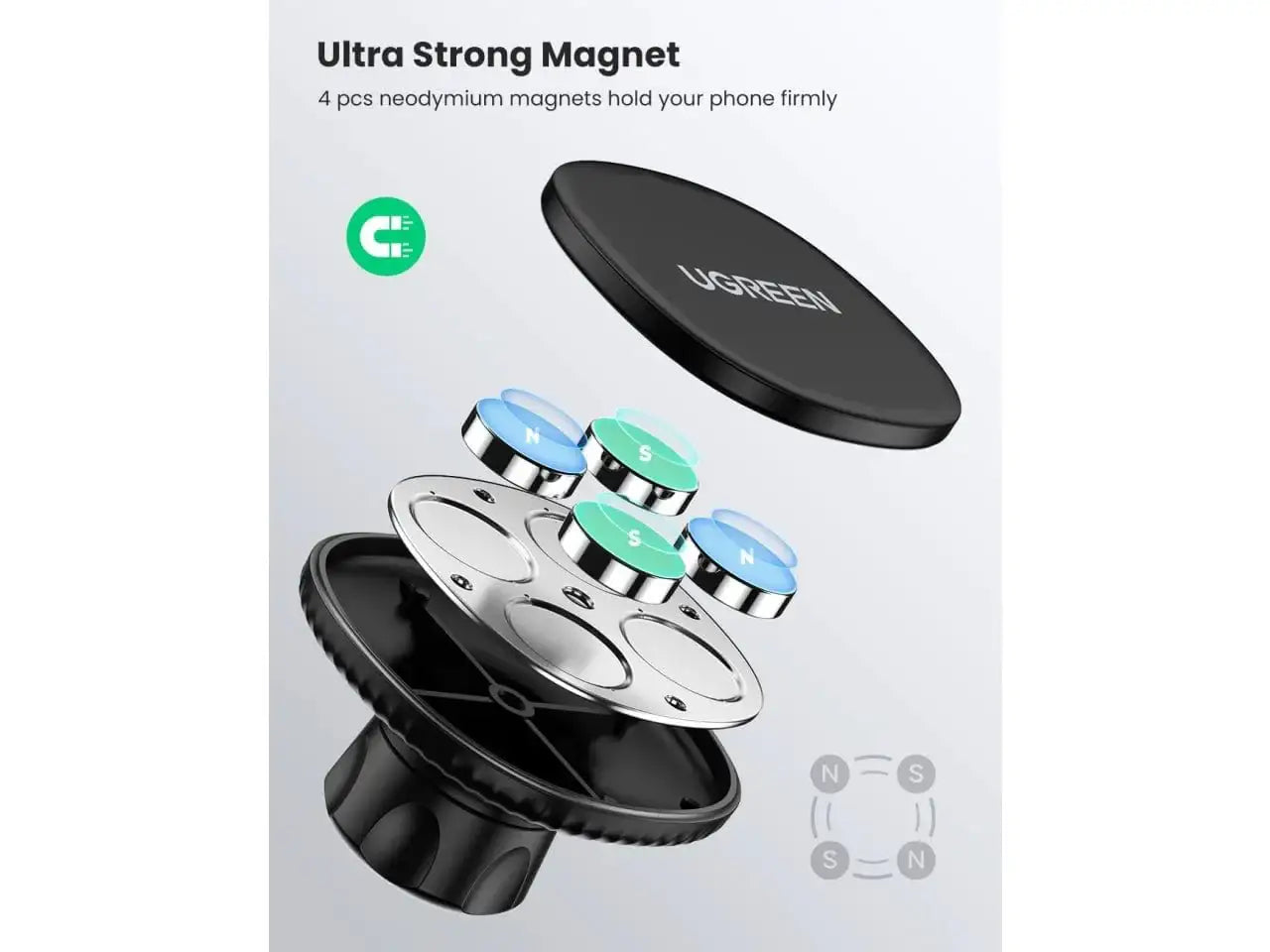 UGreen MAGNETIC PHONE HOLDER FOR CAR - GulfStore.com