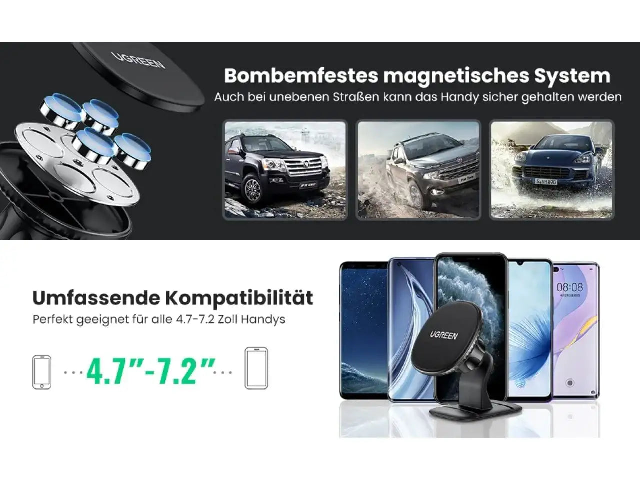 UGreen MAGNETIC PHONE HOLDER FOR CAR - GulfStore.com