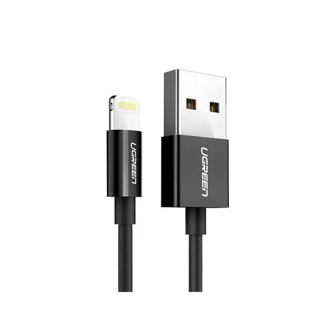 UGreen Lightning To USB 2.0 A Male Cable 2m - black - GulfStore.com
