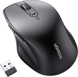 UGREEN Wireless Bluetooth Mouse (BT 5.0+2.4G), 4000DPI Ergonomic Mouse for Laptop, Tablet, PC Mouse Compatible with Windows macOS Android iOS Linux (Black) - GulfStore.com