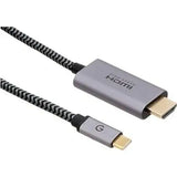 ENERGEA FIBRATOUGH USB-C TO HDMI CABLE 2M - BLACK - GulfStore.com