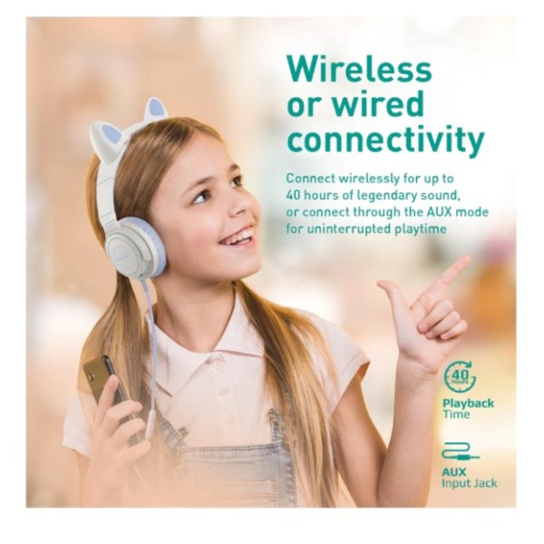 Promate - Panda
KidSafe Kawaii Style Wireless Kids Headset