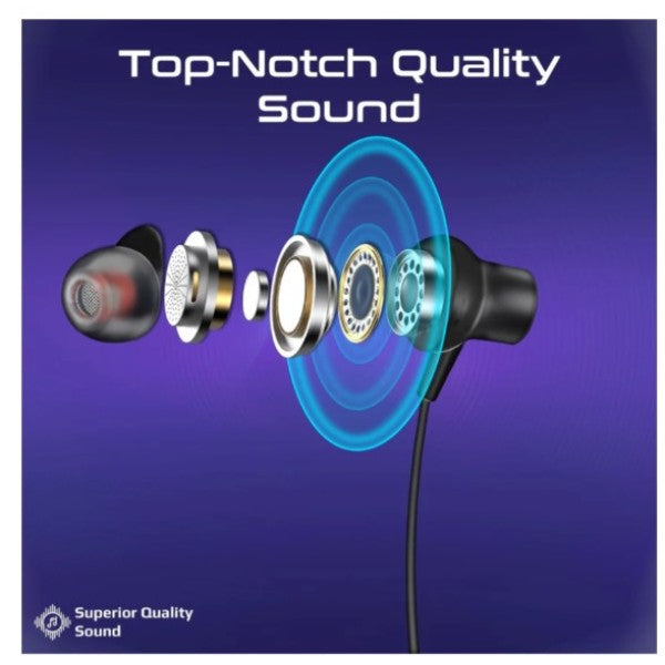 Promate - Leap
150 Hours Play-Time Dynamic Wireless Neckband Earphones - Silver