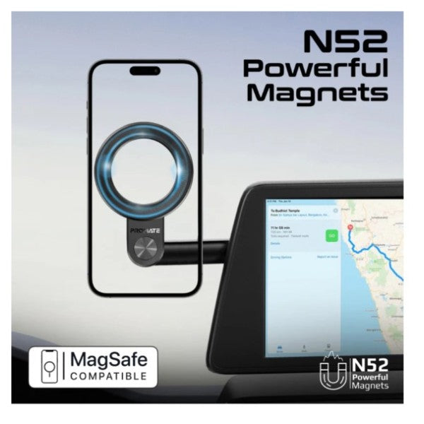 Promate MagGrip™ 360° Cradleless Magnetic Ring Smartphone Holder - MagHoop-GN