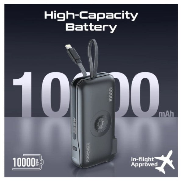 بنك طاقة بسعة 10000 مللي أمبير • توصيل طاقة بقدرة 20 واط • كابل لايتنينج مدمج