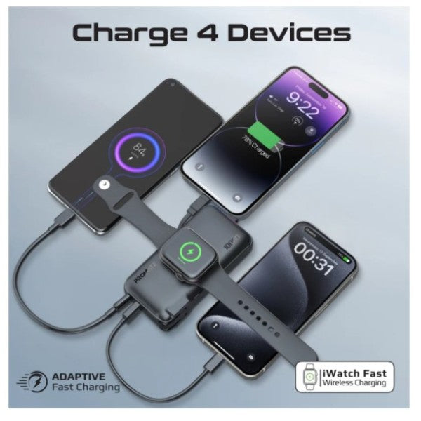 بنك طاقة بسعة 10000 مللي أمبير • توصيل طاقة بقدرة 20 واط • كابل لايتنينج مدمج