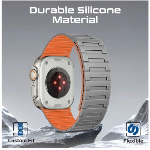 PROMATE MagBand-MS Premium Magnetic Silicone Watch Band - 42/44/45/49mm / Grey