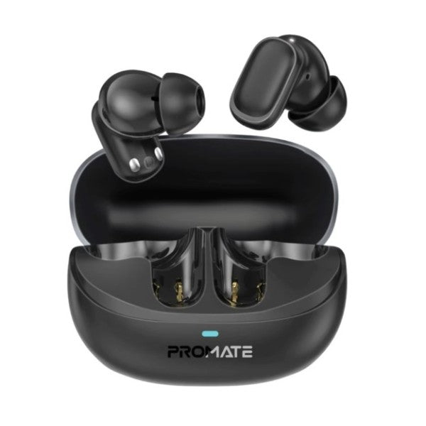 Promate High-Definition Lush-Pro TWS Earbuds with Intellitouch, Black