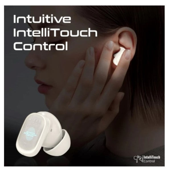 Promate High-Definition Lush-Pro TWS Earbuds with Intellitouch, White