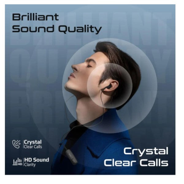 Clip-On High Fidelity Wireless Dynamic Earphones - Black