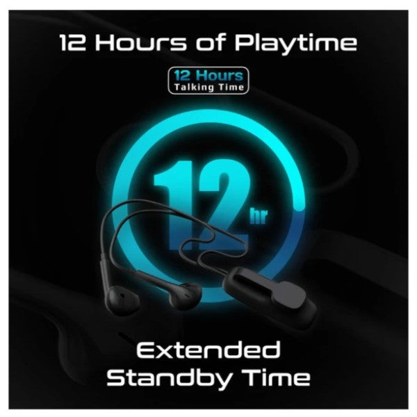 Clip-On High Fidelity Wireless Dynamic Earphones - Black