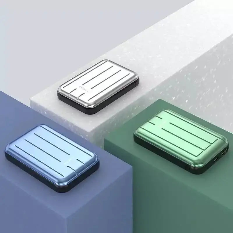Foneng Magnetic Wireless Power Bank (5000 mAh) Q28-GRNQ28 - Green - GulfStore.com