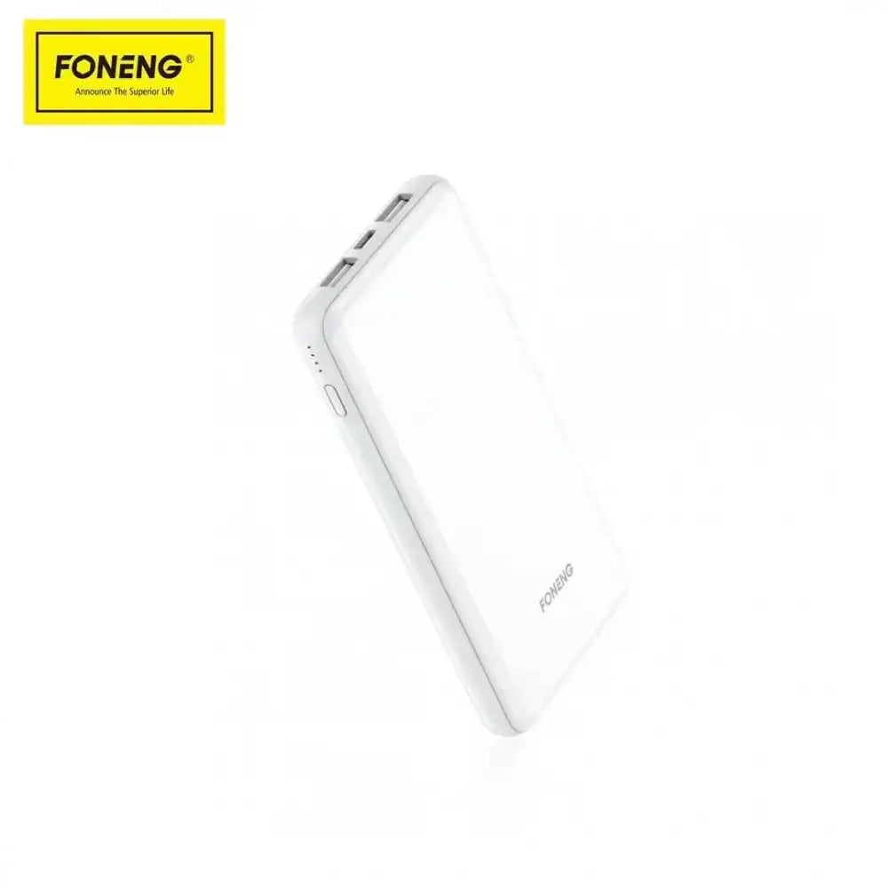 Foneng Power Bank all compatible QC (10000 mAh) 22.5W P51-WHTP51 - White - GulfStore.com