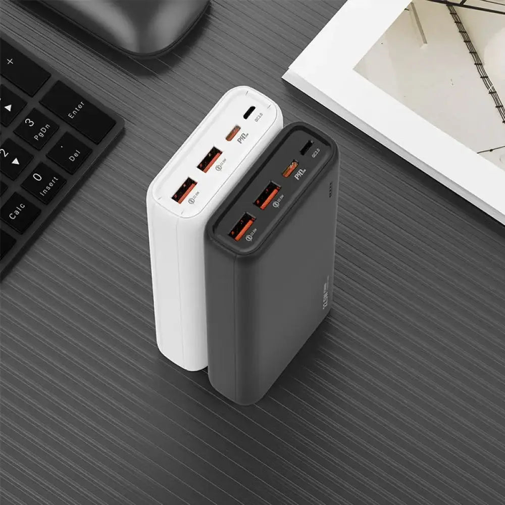 Foneng Power Bank all compatible QC (20000 mAh) 22.5W P52-WHTP52 - White - GulfStore.com