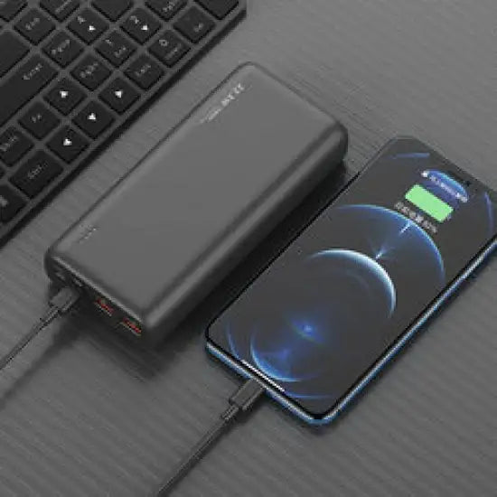 Foneng Power Bank all compatible QC (20000 mAh) 22.5W P52-WHTP52 - Black - GulfStore.com