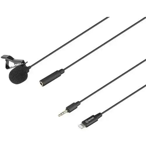 Boya BY-M2 CLIP-ON LAVALIER MICROPHONE FOR IOS DEVICES - GulfStore.com
