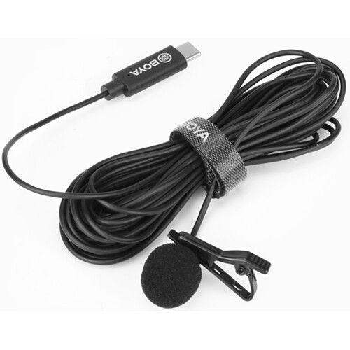 Boya BY-M3 CLIP-ON LAVALIER MICROPHONE FOR USB-C - GulfStore.com
