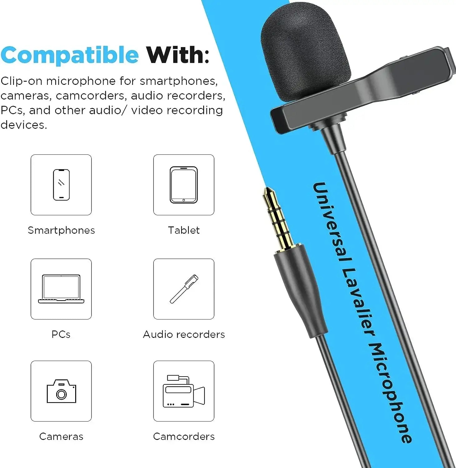 Boya Universal Lavalier Microphone - BY-M1S - GulfStore.com