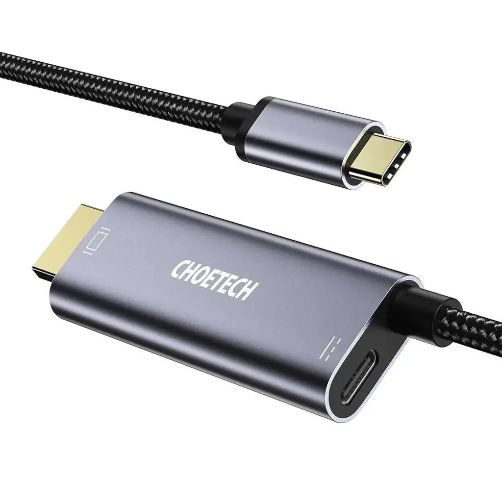 Choetech USB-C to HDMI Cable with PD Charging XCH-M180GY - GulfStore.com