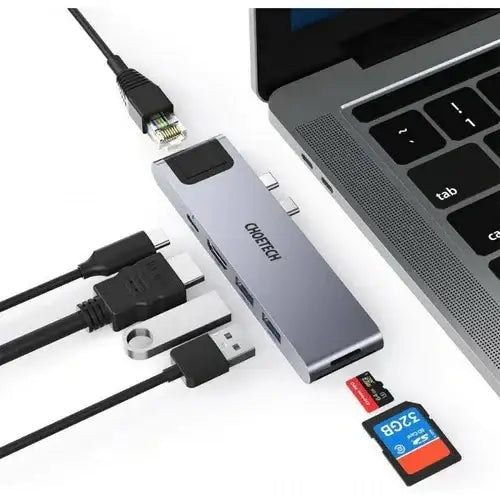 CHOETECH 7 in 1 USB-C Multiport Adapter HUB-M24 - GulfStore.com
