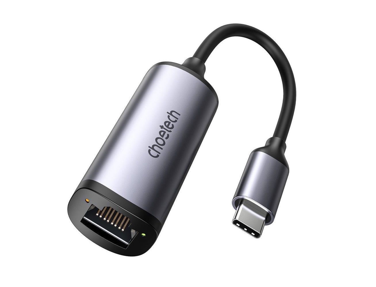 Choetech USB C To Gigabit Ethernet Adapter 2.5G Type C To RJ45 LAN Network Adapter Connector HUB-R02