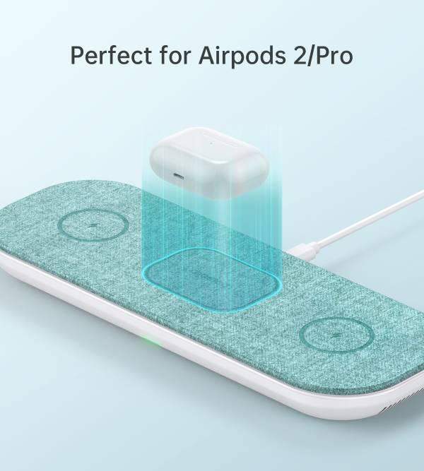 Chotech T569-S 3-in-1 Magnetic Wireless Charging Pad – Light Green - GulfStore.com