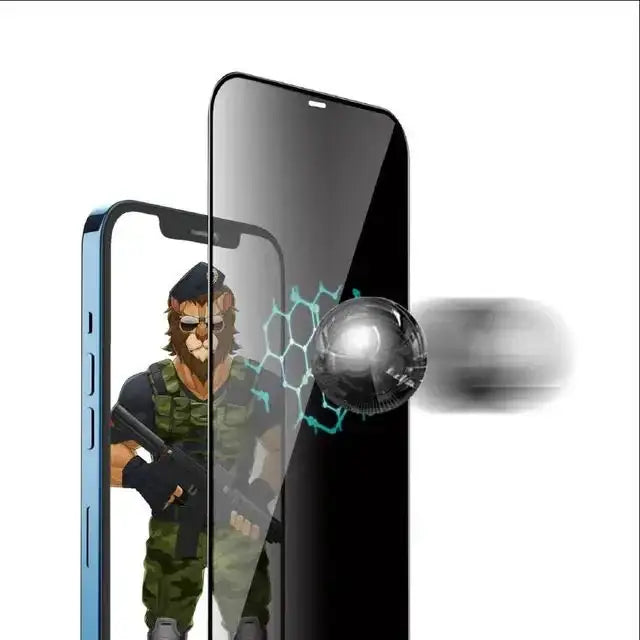 Green Privacy Glass Screen Protector Iphone11 PRO MAX 6.5 - Black - GulfStore.com
