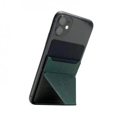 MOFT X Phone Stand With Card Holder MS007S-1-DKGNBK - Midnight Green - GulfStore.com