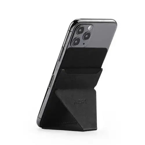 MOFT Phone Stand With Card Holder MS007S-1-BK2021 - Solid Black - GulfStore.com