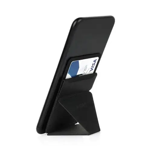 MOFT Phone Stand With Card Holder MS007S-1-BK2021 - Solid Black - GulfStore.com