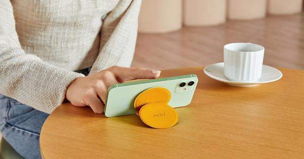 Moft O-Snap Phone Stand and Grip MS018-1-OG - Orange - GulfStore.com