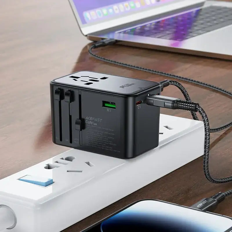 Acefast Charging Adapter Z1 2300W + PD75W GaN (3xUSB-C+2xUSB-A) - GulfStore.com