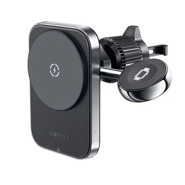 AceFast D18 in-car 2-in-1 magnetic wireless charging holder - GulfStore.com