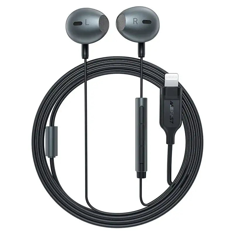 AceFast | 15919 | L2 | Usb C Wired Earphones | Black - GulfStore.com
