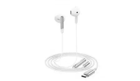 AceFast | 17299 | L3 | Usb C Earphones | White - GulfStore.com
