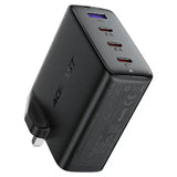 AceFast | 17300 | A97 | PD100W Gan (3*Usb C+Usb A) Charger | UK | Black - GulfStore.com