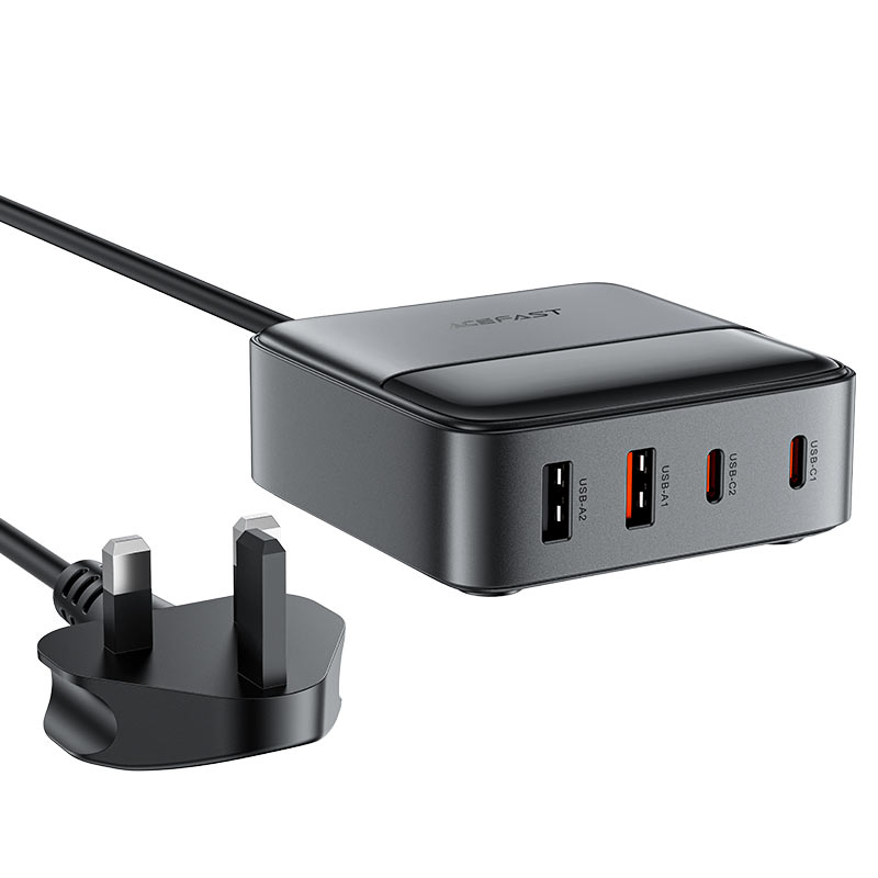 AceFast | 18574 | Z6 Desktop Power Station | PD65W GaN | 2xUSB-C+2xUSB-A |UK