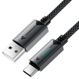 AceFast | 18475 | C19-04 | Usb A To Usb C Fast Charging Data Cable | Black - GulfStore.com