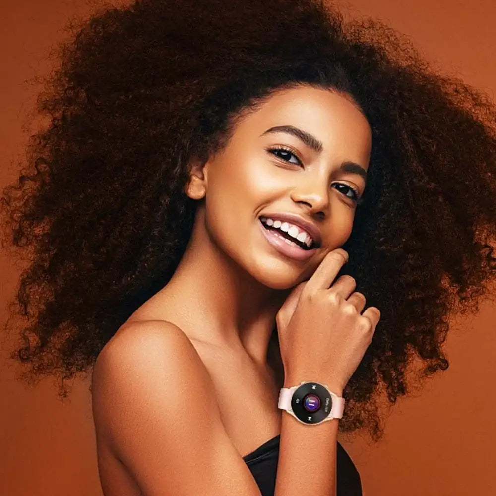 Mi-KIESLECT,Mi- KR, KIESLECT SMART CALLING WATCH , Double Straps PINK+ORANGE - Gold - GulfStore.com