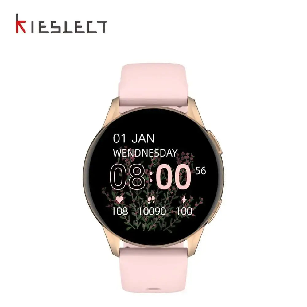 Mi-KIESLECT,Mi- KR, KIESLECT SMART CALLING WATCH , Double Straps PINK+ORANGE - Gold - GulfStore.com