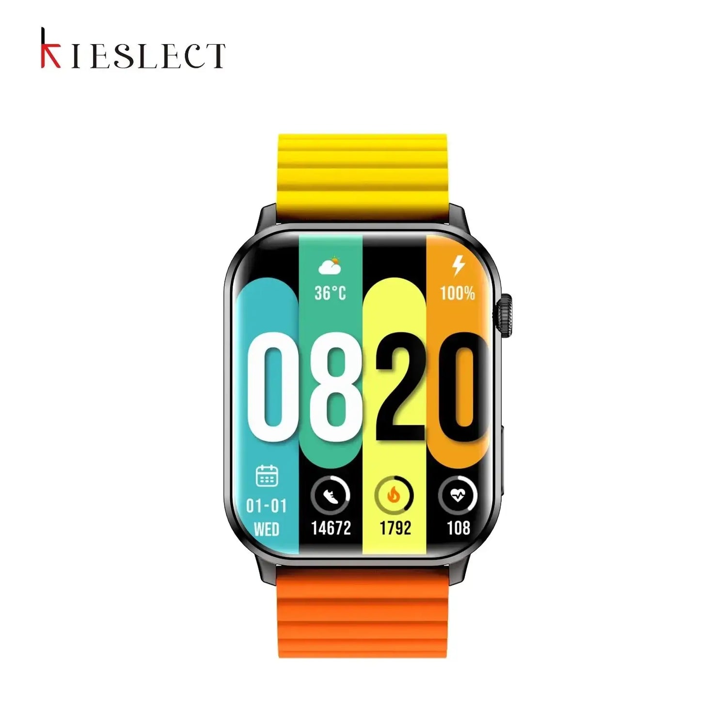 Mi-KIESLECT,Mi- KS,KIESLECT CALLING WATCH KS - Black - GulfStore.com
