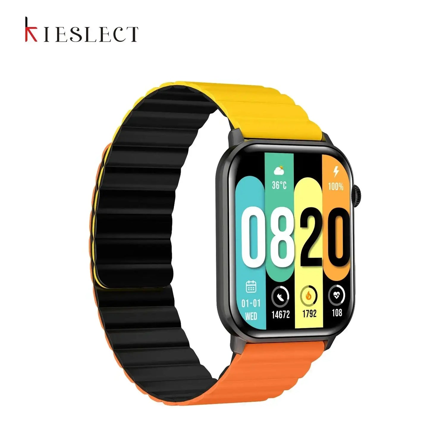 Mi-KIESLECT,Mi- KS,KIESLECT CALLING WATCH KS - Black - GulfStore.com