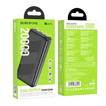 BOROFONE Pindar power bank(20000mAh) BJ27A Black - GulfStore.com
