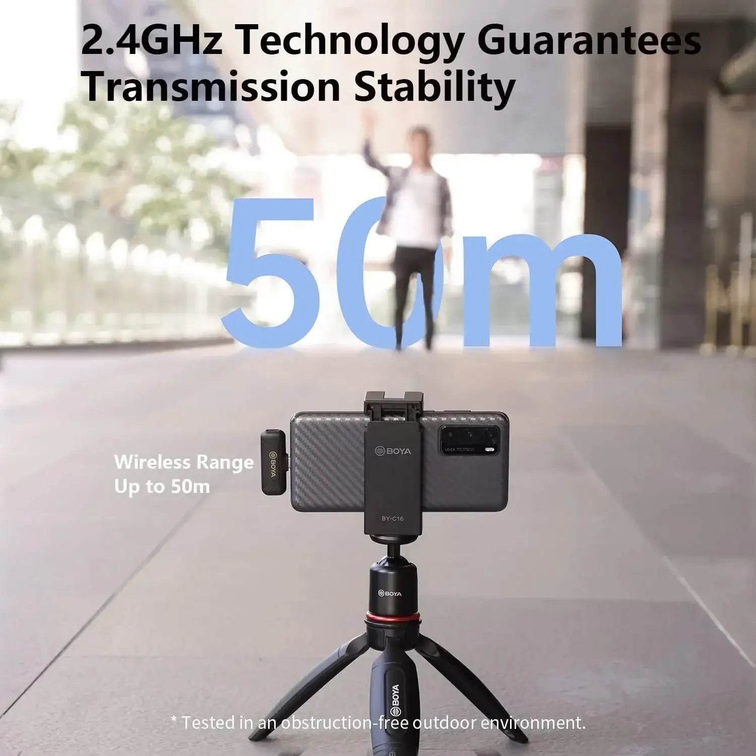 Boya BY-WM3T2-U1 , WIRELESS MICROPHONE SYSTEM COMPATIBLE ANDROID DEVICES - GulfStore.com