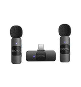 BOYA 2.4GHz Wireless Microphone System for Type-C device (2TX+1RX) BY-V20 - GulfStore.com