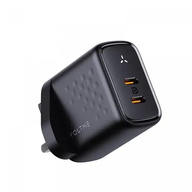 Voltme Revo 35 Duo Lite Wall Charger (35W) Black - GulfStore.com