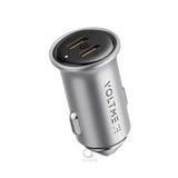 Voltme Cazo 30 CC Car Charger (30W) - Silver Grey - GulfStore.com